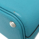 エルメス HERMES ボリード27 ターコイズ シェーブル 2WAYバッグ シルバー金具 青 ショルダー