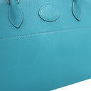 エルメス HERMES ボリード27 ターコイズ シェーブル 2WAYバッグ シルバー金具 青 ショルダー