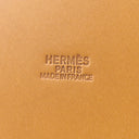 エルメス HERMES ミュズリエール2 ルージュヴィフ×ナチュラル×ハバナ ボックスカーフ ハンドバッグ ゴールド金具 赤 ベージュ 茶 バケツバッグ