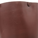 エルメス HERMES ミュズリエール2 ルージュヴィフ×ナチュラル×ハバナ ボックスカーフ ハンドバッグ ゴールド金具 赤 ベージュ 茶 バケツバッグ