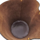 エルメス HERMES ミュズリエール2 ルージュヴィフ×ナチュラル×ハバナ ボックスカーフ ハンドバッグ ゴールド金具 赤 ベージュ 茶 バケツバッグ