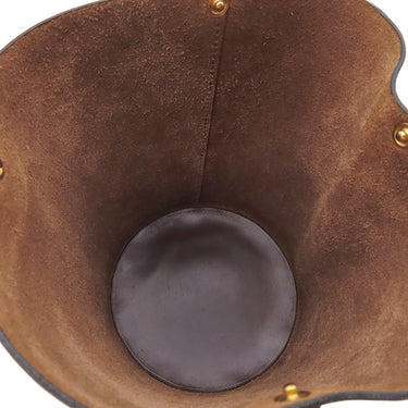 エルメス HERMES ミュズリエール2 ルージュヴィフ×ナチュラル×ハバナ ボックスカーフ ハンドバッグ ゴールド金具 赤 ベージュ 茶 バケツバッグ