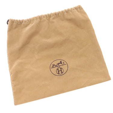 エルメス HERMES ミュズリエール2 ルージュヴィフ×ナチュラル×ハバナ ボックスカーフ ハンドバッグ ゴールド金具 赤 ベージュ 茶 バケツバッグ