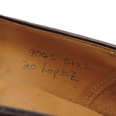 ジョンロブ John Lobb 310 LOPEZ ロペス ブラウン×ライトブラウン レザー ＃5E ローファー 革靴 本革 茶