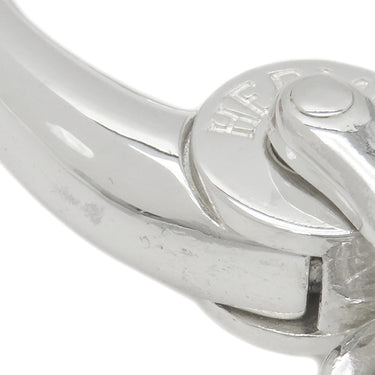 エルメス HERMES Hロゴ チャーム シルバー シルバー925 キーホルダー Ag925 SV925 カラビナ