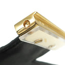 エルメス HERMES コンスタンス 24 ブラック ポロサス ショルダーバッグ ゴールド金具 黒 クロコ