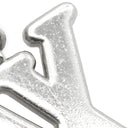 ルイヴィトン LOUIS VUITTON レディ LV M1378A シルバー メタル ストラス ブレスレット LVイニシャル モノグラムフラワー