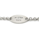 ルイヴィトン LOUIS VUITTON レディ LV M1378A シルバー メタル ストラス ブレスレット LVイニシャル モノグラムフラワー