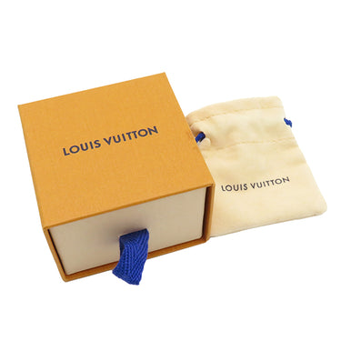 ルイヴィトン LOUIS VUITTON レディ LV M1378A シルバー メタル ストラス ブレスレット LVイニシャル モノグラムフラワー