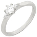 ニワカ NIWAKA 白鈴 ダイヤリング 3456N2 プラチナシルバー Pt950 ダイヤモンド リング 指輪 7号