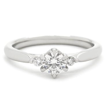 ニワカ NIWAKA 白鈴 ダイヤリング 3456N2 プラチナシルバー Pt950 ダイヤモンド リング 指輪 7号