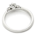 ニワカ NIWAKA 白鈴 ダイヤリング 3456N2 プラチナシルバー Pt950 ダイヤモンド リング 指輪 7号