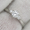 ニワカ NIWAKA 白鈴 ダイヤリング 3456N2 プラチナシルバー Pt950 ダイヤモンド リング 指輪 7号