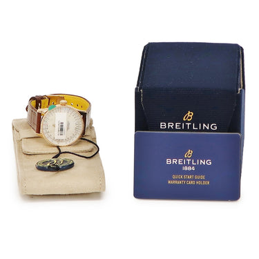 腕時計 ブライトリング BREITLING ナビタイマー 36 R17327211A1P1 R17327 自動巻き メンズ レディース 未使用 K18RG 純正ダイヤ シェル