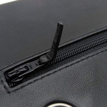 シャネル CHANEL マトラッセ 25 ダブルフラップ ブラック ラムスキン ショルダーバッグ シルバー金具 黒 ココマーク