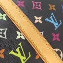 ルイヴィトン LOUIS VUITTON オーレリア MM M40095 ノワール モノグラムマルチカラーキャンバス ショルダーバッグ ゴールド金具 黒 トートバッグ 肩掛け