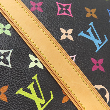 ルイヴィトン LOUIS VUITTON オーレリア MM M40095 ノワール モノグラムマルチカラーキャンバス ショルダーバッグ ゴールド金具 黒 トートバッグ 肩掛け