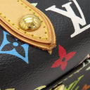 ルイヴィトン LOUIS VUITTON オーレリア MM M40095 ノワール モノグラムマルチカラーキャンバス ショルダーバッグ ゴールド金具 黒 トートバッグ 肩掛け