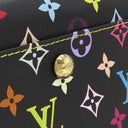 ルイヴィトン LOUIS VUITTON オーレリア MM M40095 ノワール モノグラムマルチカラーキャンバス ショルダーバッグ ゴールド金具 黒 トートバッグ 肩掛け