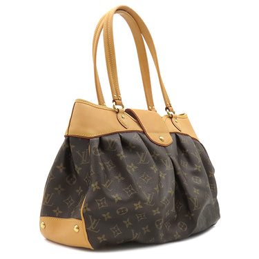 ルイヴィトン LOUIS VUITTON ボエシMM M45714 モノグラム モノグラムキャンバス トートバッグ ゴールド金具 茶