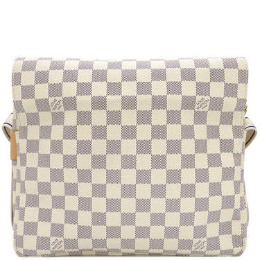 ルイヴィトン LOUIS VUITTON ナヴィグリオ N51189 ダミエアズール ダミエアズールキャンバス ショルダーバッグ ゴールド金具 白