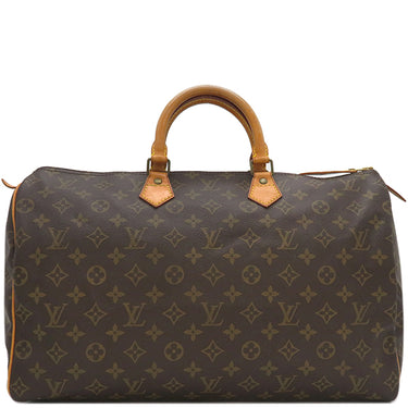 ルイヴィトン LOUIS VUITTON スピーディ40 M41522 モノグラム モノグラムキャンバス ハンドバッグ ゴールド金具 茶 ボストンバッグ 鍵・パドロックの欠品