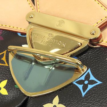 ルイヴィトン LOUIS VUITTON ウルスラ M40124 ノワール モノグラムマルチカラー ハンドバッグ ゴールド金具 黒 村上隆