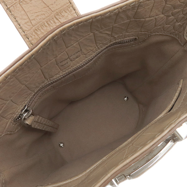 トッズ TODS ダブルT バケットバッグ MW41 ベージュ レザー 2WAY