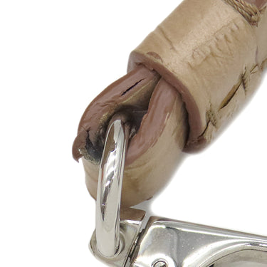 トッズ TODS ダブルT バケットバッグ MW41 ベージュ レザー 2WAYバッグ シルバー金具 ハンドバッグ ショルダーバッグ