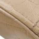 トッズ TODS ダブルT バケットバッグ MW41 ベージュ レザー 2WAYバッグ シルバー金具 ハンドバッグ ショルダーバッグ