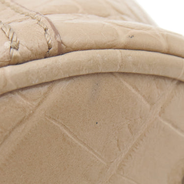 トッズ TODS ダブルT バケットバッグ MW41 ベージュ レザー 2WAYバッグ シルバー金具 ハンドバッグ ショルダーバッグ