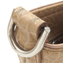 トッズ TODS ダブルT バケットバッグ MW41 ベージュ レザー 2WAYバッグ シルバー金具 ハンドバッグ ショルダーバッグ