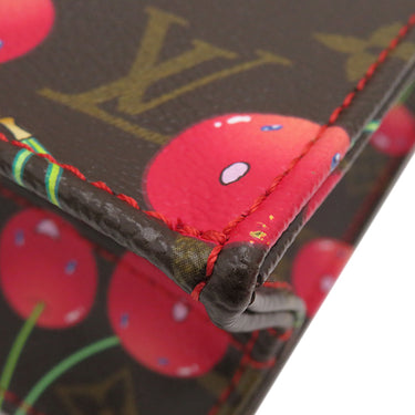 ルイヴィトン LOUIS VUITTON サック プラ M95010 モノグラム モノグラムキャンバス トートバッグ ゴールド金具 村上隆 茶 ハンドバッグ