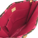 ルイヴィトン LOUIS VUITTON サック プラ M95010 モノグラム モノグラムキャンバス トートバッグ ゴールド金具 村上隆 茶 ハンドバッグ