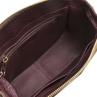 ルイヴィトン LOUIS VUITTON マジェスティウ リミテッド N91280 モノグラム×ボルドー モノグラムキャンバス オーストリッチ リザード ショルダーバッグ ゴールド金具 茶