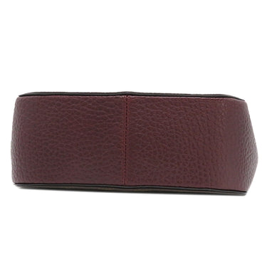 ルイヴィトン LOUIS VUITTON マジェスティウ リミテッド N91280 モノグラム×ボルドー モノグラムキャンバス オーストリッチ リザード ショルダーバッグ ゴールド金具 茶