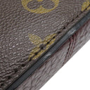 ルイヴィトン LOUIS VUITTON マジェスティウ リミテッド N91280 モノグラム×ボルドー モノグラムキャンバス オーストリッチ リザード ショルダーバッグ ゴールド金具 茶