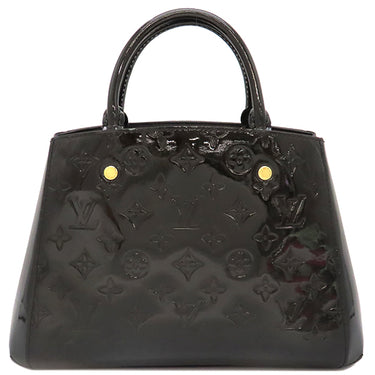 ルイヴィトン LOUIS VUITTON モンテーニュBB M50171 ノワール モノグラムヴェルニ 2WAYバッグ ゴールド金具 黒 ハンドバッグ ショルダー