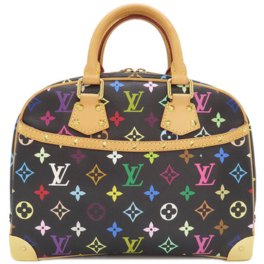 ルイヴィトン LOUIS VUITTON トゥルーヴィル M92662 ノワール モノグラムマルチカラーキャンバス ハンドバッグ ゴールド金具 黒
