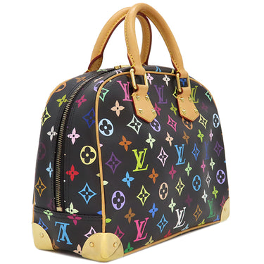 ルイヴィトン LOUIS VUITTON トゥルーヴィル M92662 ノワール モノグラムマルチカラーキャンバス ハンドバッグ ゴールド金具 黒