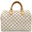 ルイヴィトン LOUIS VUITTON スピーディ 30 N41533 ダミエアズール ダミエアズールキャンバス ハンドバッグ ゴールド金具 白 ボストン