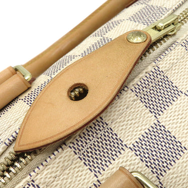 ルイヴィトン LOUIS VUITTON スピーディ 30 N41533 ダミエアズール ダミエアズールキャンバス ハンドバッグ ゴールド金具 白 ボストン