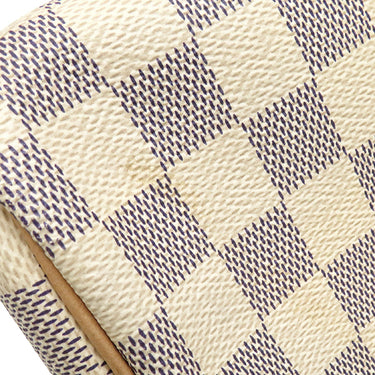 ルイヴィトン LOUIS VUITTON スピーディ 30 N41533 ダミエアズール ダミエアズールキャンバス ハンドバッグ ゴールド金具 白 ボストン