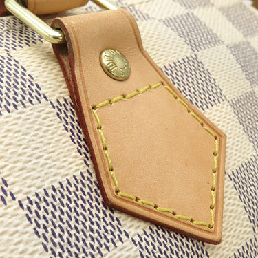 ルイヴィトン LOUIS VUITTON スピーディ 30 N41533 ダミエアズール ダミエアズールキャンバス ハンドバッグ ゴールド金具 白 ボストン