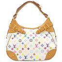 ルイヴィトン LOUIS VUITTON グレタ M40195 ブロン モノグラムマルチカラー ハンドバッグ ゴールド金具 白 肩掛け ワンショルダー