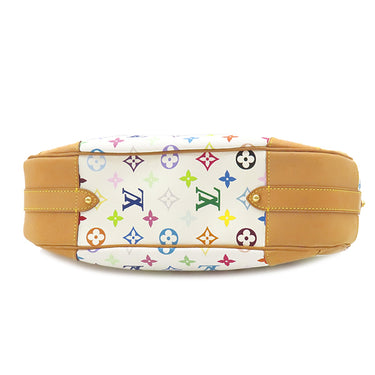 ルイヴィトン LOUIS VUITTON グレタ M40195 ブロン モノグラムマルチカラー ハンドバッグ ゴールド金具 白 肩掛け ワンショルダー