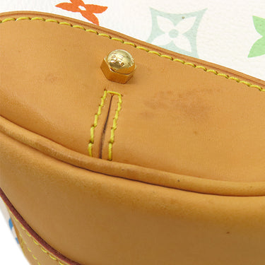 ルイヴィトン LOUIS VUITTON グレタ M40195 ブロン モノグラムマルチカラー ハンドバッグ ゴールド金具 白 肩掛け ワンショルダー