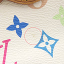 ルイヴィトン LOUIS VUITTON グレタ M40195 ブロン モノグラムマルチカラー ハンドバッグ ゴールド金具 白 肩掛け ワンショルダー