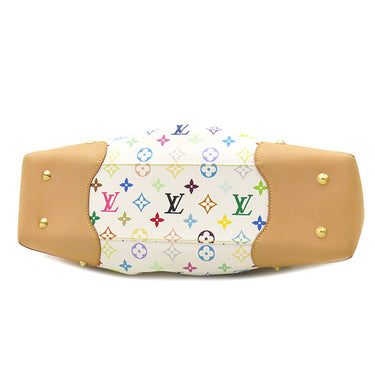 ルイヴィトン LOUIS VUITTON ジュディGM M40253 ブロン モノグラムマルチカラー 2WAYバッグ ゴールド金具 白 ショルダー ハンドバッグ