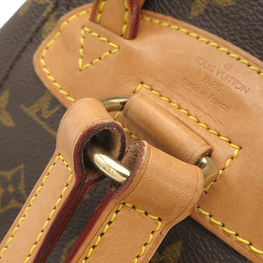 ルイヴィトン LOUIS VUITTON ミニ モンスリ M51137 モノグラム モノグラムキャンバス リュック・デイパック ゴールド金具 茶 バックパック